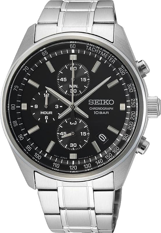 Herren-Uhr Quarz Edelstahl mit Edelstahlband SSB379P1 — Foto 2 von 2
