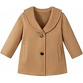 Goodplayer Baby Boy Girl Coat Toddler Pea Coat Fall Winter Jacket Outerwear for Baby Buttons Coat Clothes