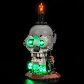 LocoLee Light kit Compatible with Lego Halloween Skull Candle 40883 | LED Lighting Accessories for LEGO Halloween for Display Collectors, LEGO Model Not Included