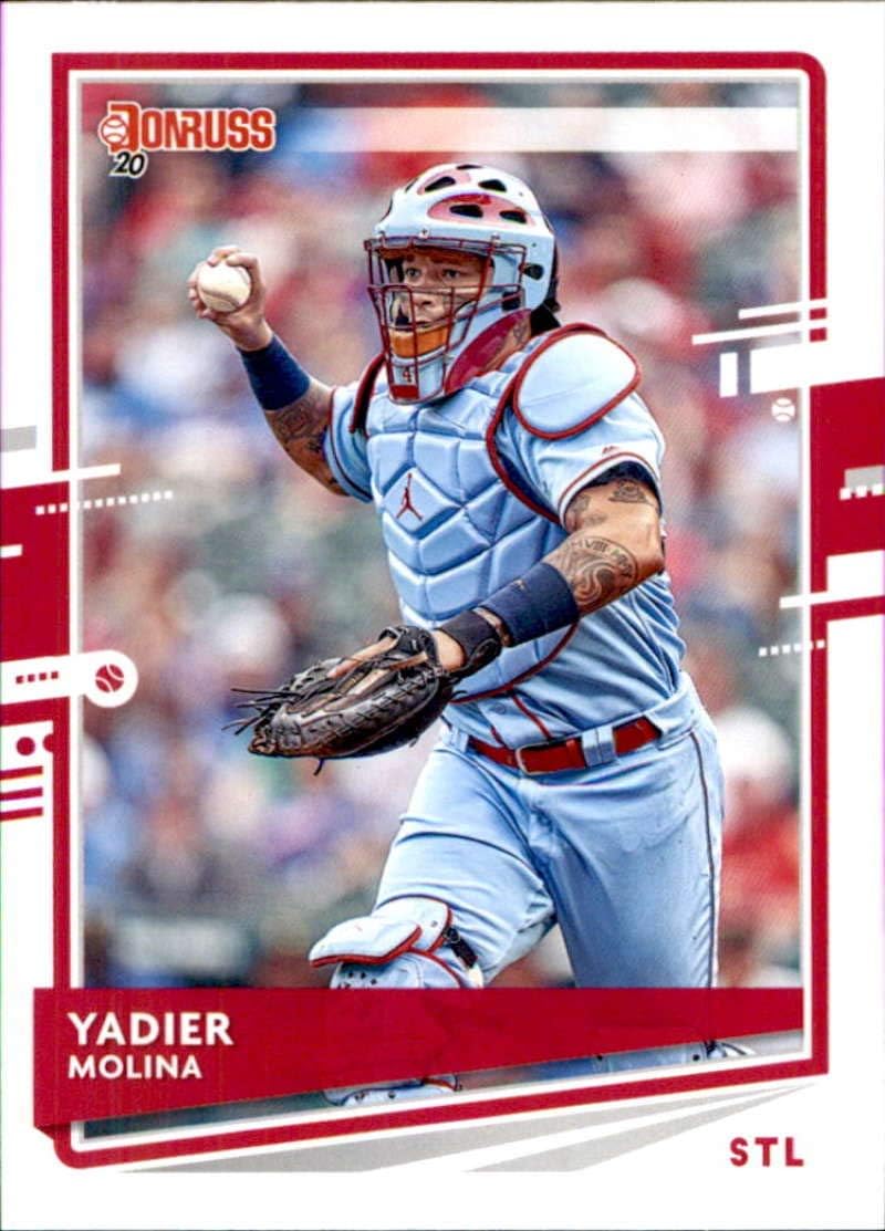 2020 Donruss 69 Yadier Molina St. Louis Cardinals Baseball