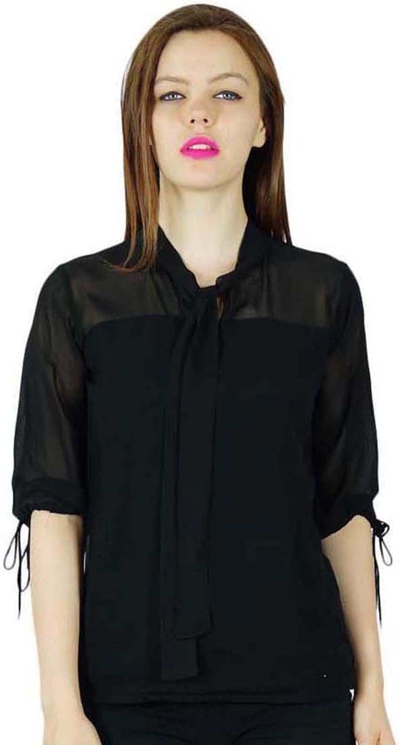georgette formal tops
