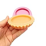 Pie crust fillable tart silicone mold wax melt tart