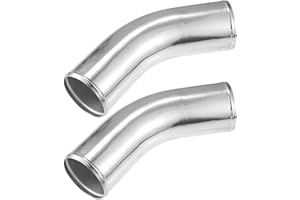ACROPIX 102mm 4" OD 4" 100mm Leg Length Universal Car Aluminum Alloy Tube Intercooler Pipe 45 Degree Bend Elbow Air Intake Jo