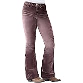 Flamingals Low Rise Boot Cut Jeans for Women Butt Lifting Western Pants with Pockets Flare Jeans Women