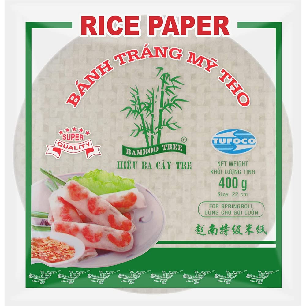 BAMBOO TREE - Reispapier 22Cm. (Sommerrollen) - (1 X 400 GR)