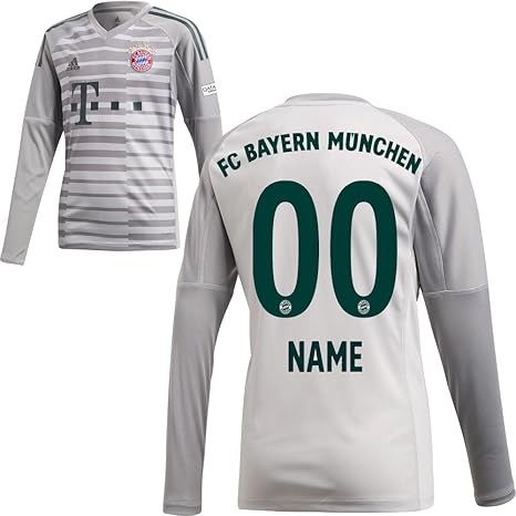 adidas FC Bayern München FCB Heim Torwart Trikot 2018 2019 mit Aufdruck