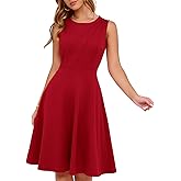 YIOYOLA Fit and Flare Cocktail Dress for Women Wedding Guest Business Work Semi Formal A Line Dresses 2025