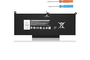 VNYUNQWE F3YGT Latitude 7480 Battery 7490 Battery 2X39G 60WH for Dell Latitude 12 7000 7280 7290/13 7000 7380 7390 P29S002/14 7000 7480 7490 P73G002 Series DM3WC KG7VF P73G 451-BBYE 453-BBCF