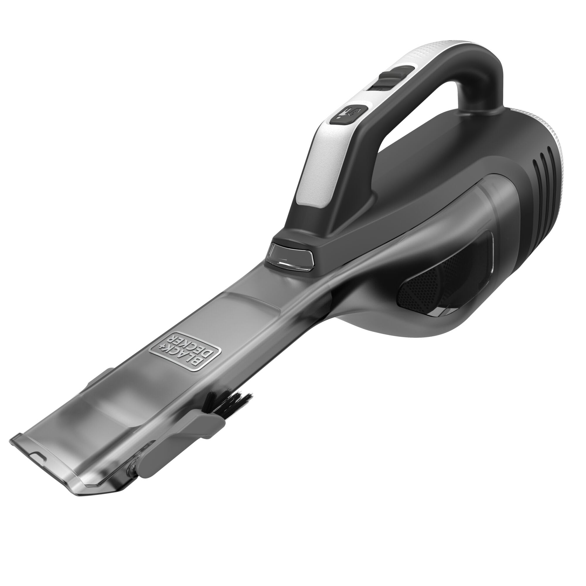 BLACK+DECKER dustbuster reveal Handheld Vacuum Cordless, Car Vacuum Portable Cordless, LED Light, Long Run Time, Rechargeable Lightweight Dust Buster, Includes Crevice Tool, Charging Base (HLVD320B42)