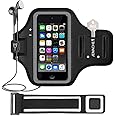 iPod Touch 7th 6th 5th Generation Armband. JEMACHE Gym Running Exercises Workouts Sport Arm Band Case for iPod Touch 7/6/5/4 Generation with Key Holder (Black)