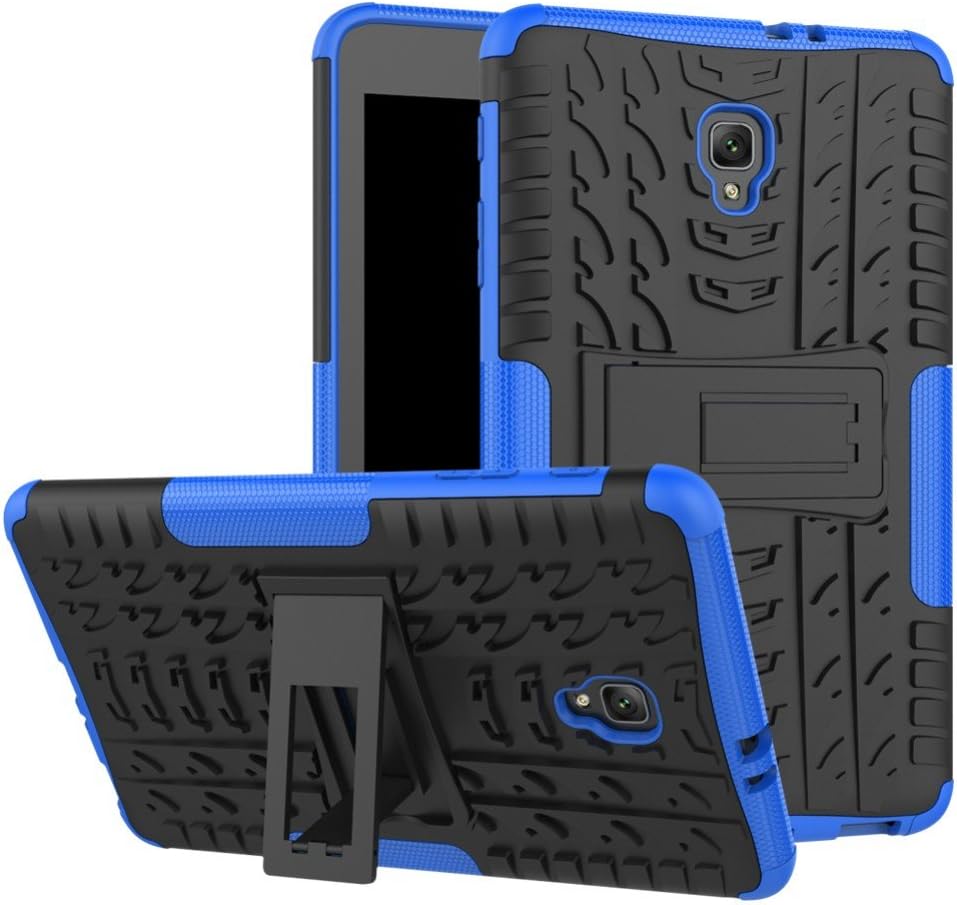 Tab A 8.0 T380 Case DWaybox Rugged Heavy Duty Hard Back Case Cover with Kickstand for Samsung Galaxy Tab A 8.0 2017 SM-T380/T385 / Samsung Tab A2 S 2017 (Blue)