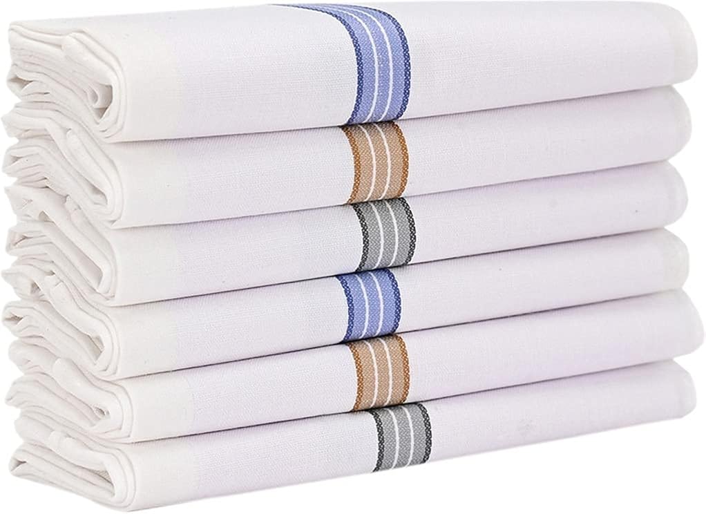 Buy Men Premium Cotton Hankies White Cotton Handkerchief Classic