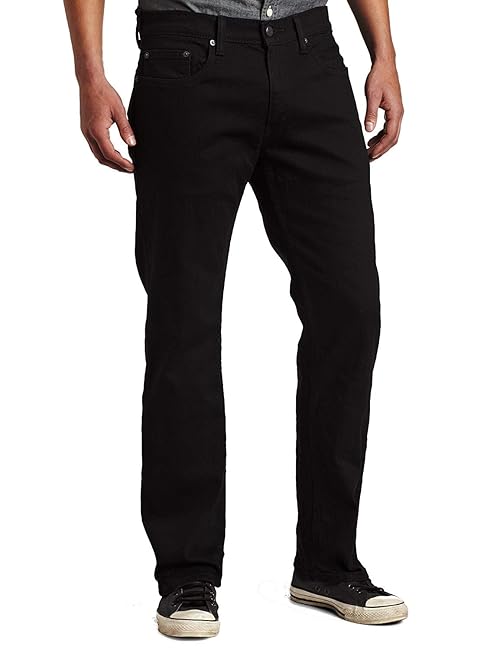 Levi's Men's 559 Relaxed Straight Jeans (Also Available in Big & Tall), Black, 32W x 34L