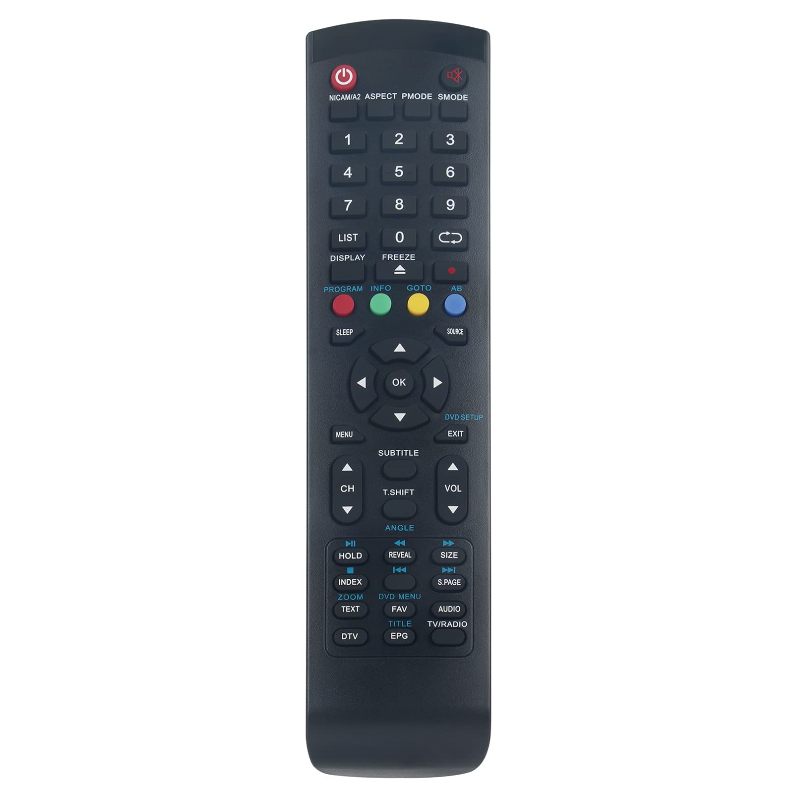 ALLIMITY Remote Control Replace fit for POLAROID LED LCD TV TQL39R4PR001 TQL39R4PR002 TQL75HDPR001 TQL-39R4PR001 TQL-39R4PR002 TQL-75HDPR001