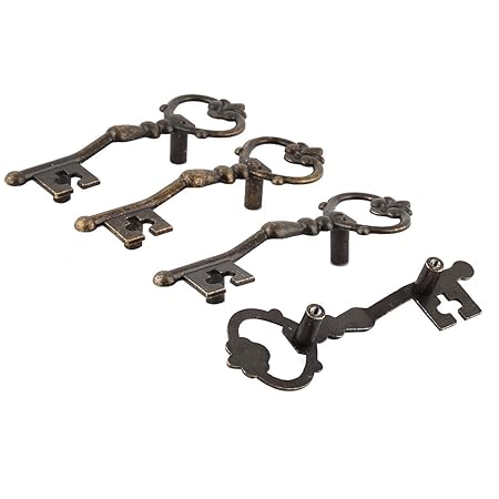 Sourcingmap Kitchen Cabinet Drawer Door Vintage Style Key Shaped