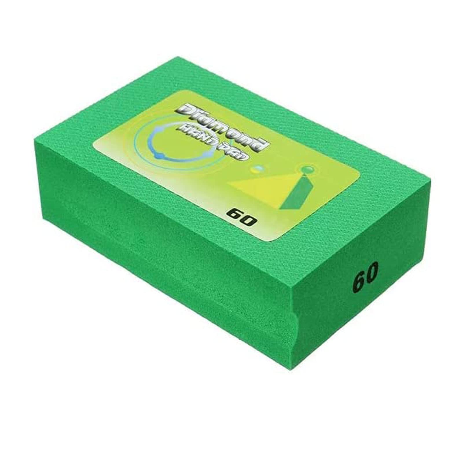 Diamond Sanding Block 60 Grit,Hand-Held Sanding Pads for Grinding,polishing,Sharp Edges Glass,Granite,Concrete,Marble,Tiles,1 Pcs