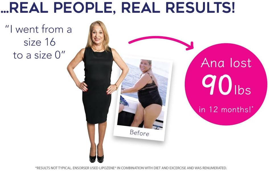 Lipozene MEGA Bottle - 120 Capsules - Largest Size Available - Appetite Suppressant and Control: Health & Personal Care