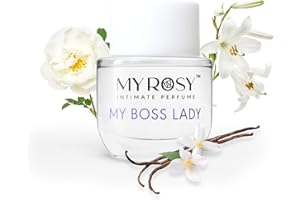 MYROSY My Rosy Lady Deodorizing Perfume Oil for Women - Dermatologist Approved- Intimate Fragrance- Hypoallergenic, Long Lasting, Alcohol & Paraben-Free, Odor Control, Fragrance Oil for Feminine Area