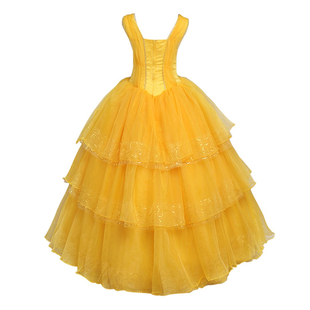 Amazoncom Cosplaydiy Womens Dress For Beauty And The