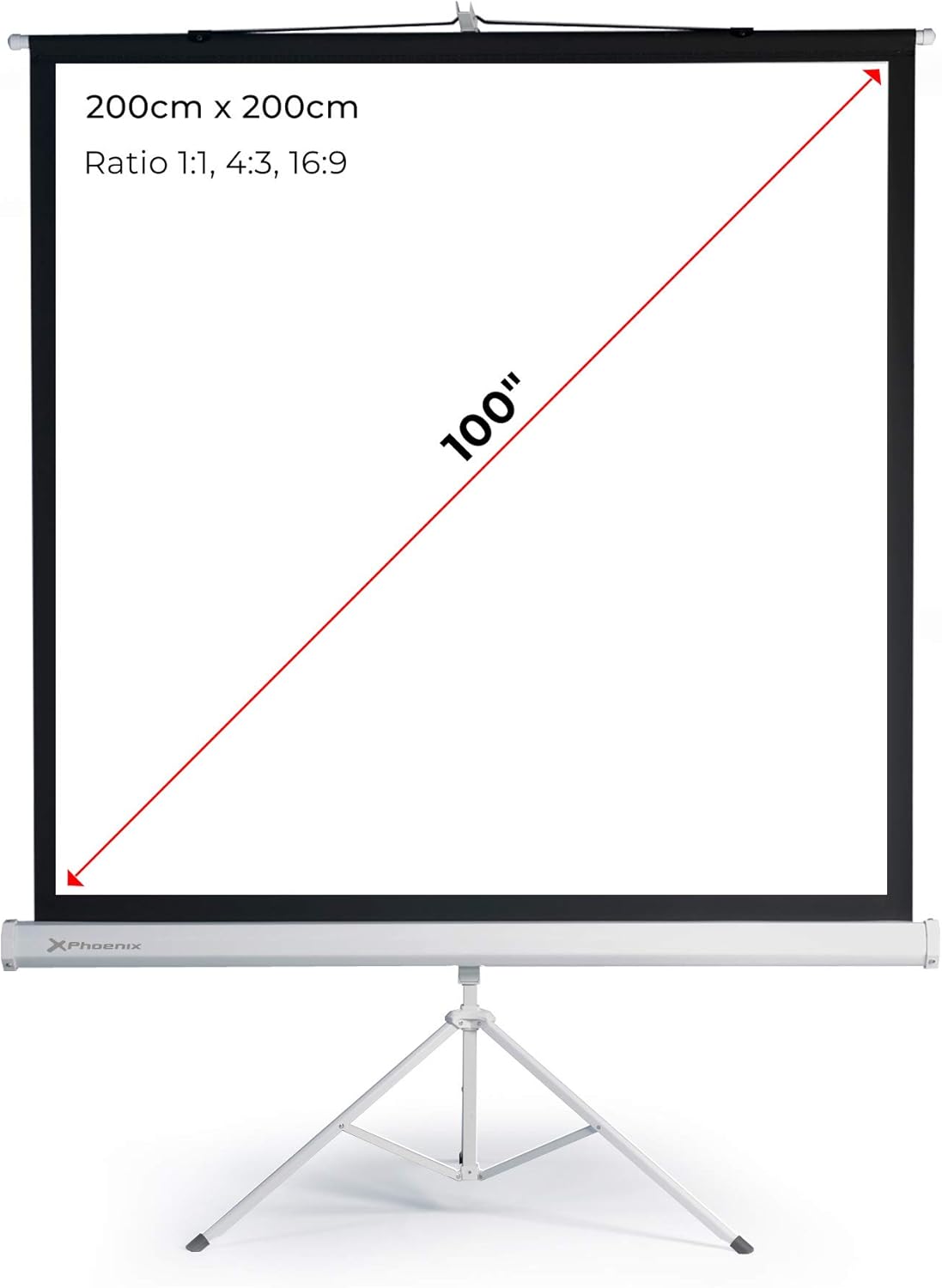 Phoenix Technologies - Pantalla de proyección con trípode portátil ...