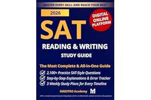SAT READING & WRITING Study Guide: Boost Your Score & Open College Doors | Exam-Style Questions, Clear Explanations & Proven 