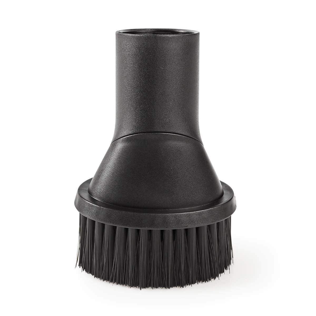 Nedis Dusting Brush with Universal Vario Adapter 30-35mm, for Domestic Vacuum Cleaners - Black