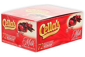 Cella's Milk Chocolate Covered Cherries, 72-Count Box