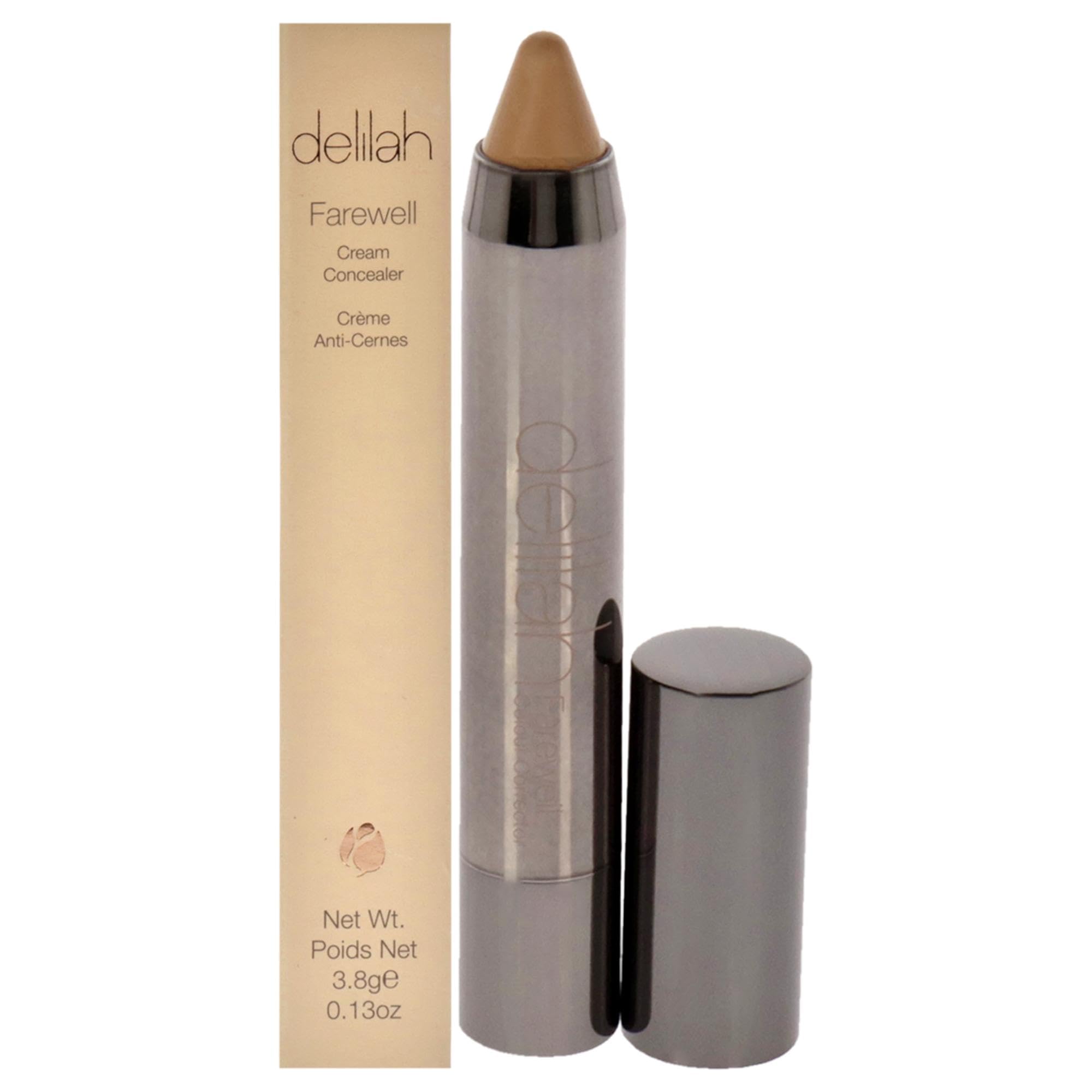 delilah Farewell Cream Concealer - Honey For Women 0.13 oz Concealer