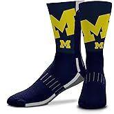 For Bare Feet NCAA Adult State and University Crew Socks - Polyester blend - Unisex - High-performance socks provide