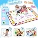TECBOSS Aqua Magic Mat, Kids Painting Writing Doodle Board Toy, Colorful Water Drawing Pad Mess Free with Magic Pens Educational Girl Toys for Age 1 2 3 4 5 6 Year Old Girls Boys Toddler, Gift Box