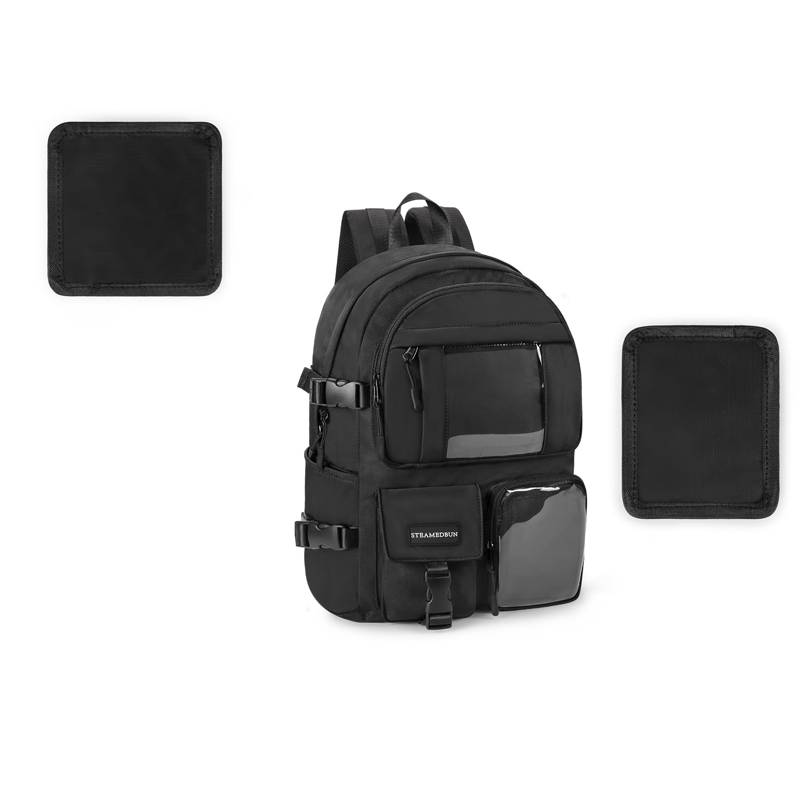 STEAMEDBUN Kawaii Backpack Cute Aesthetic Backpack for Girls,Ita Backpack with Inserts for School (without pins)