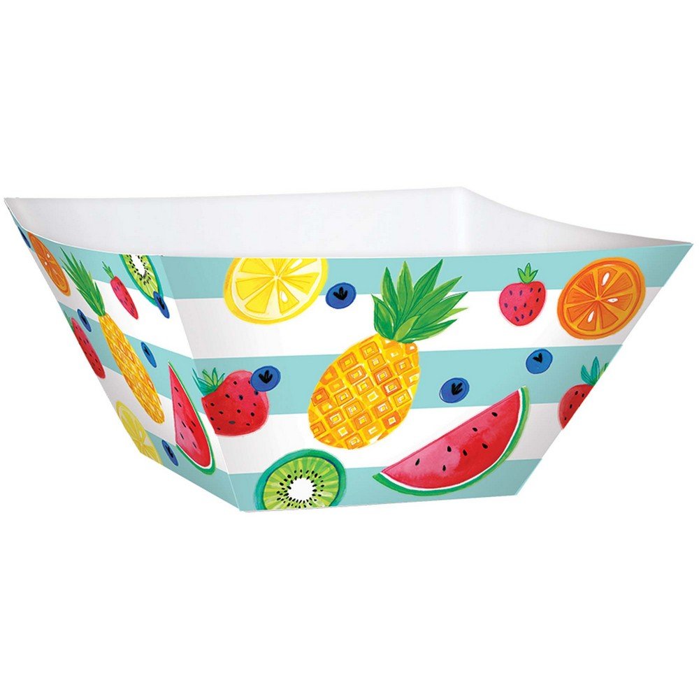 Amscan 370421 - Fruit Salad Summer Party Paper Bowls - 3 Pack, 181.44g
