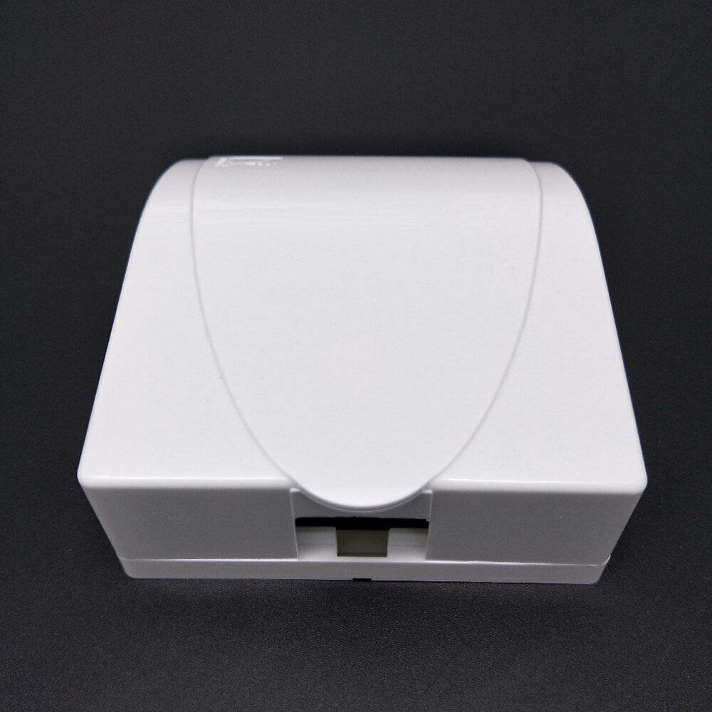 SUPERTOOL Socket Waterproof Box, 2PCS Universal Waterproof 86 Type Wall Socket Plate Panel Switch Box Cover Protector(White)