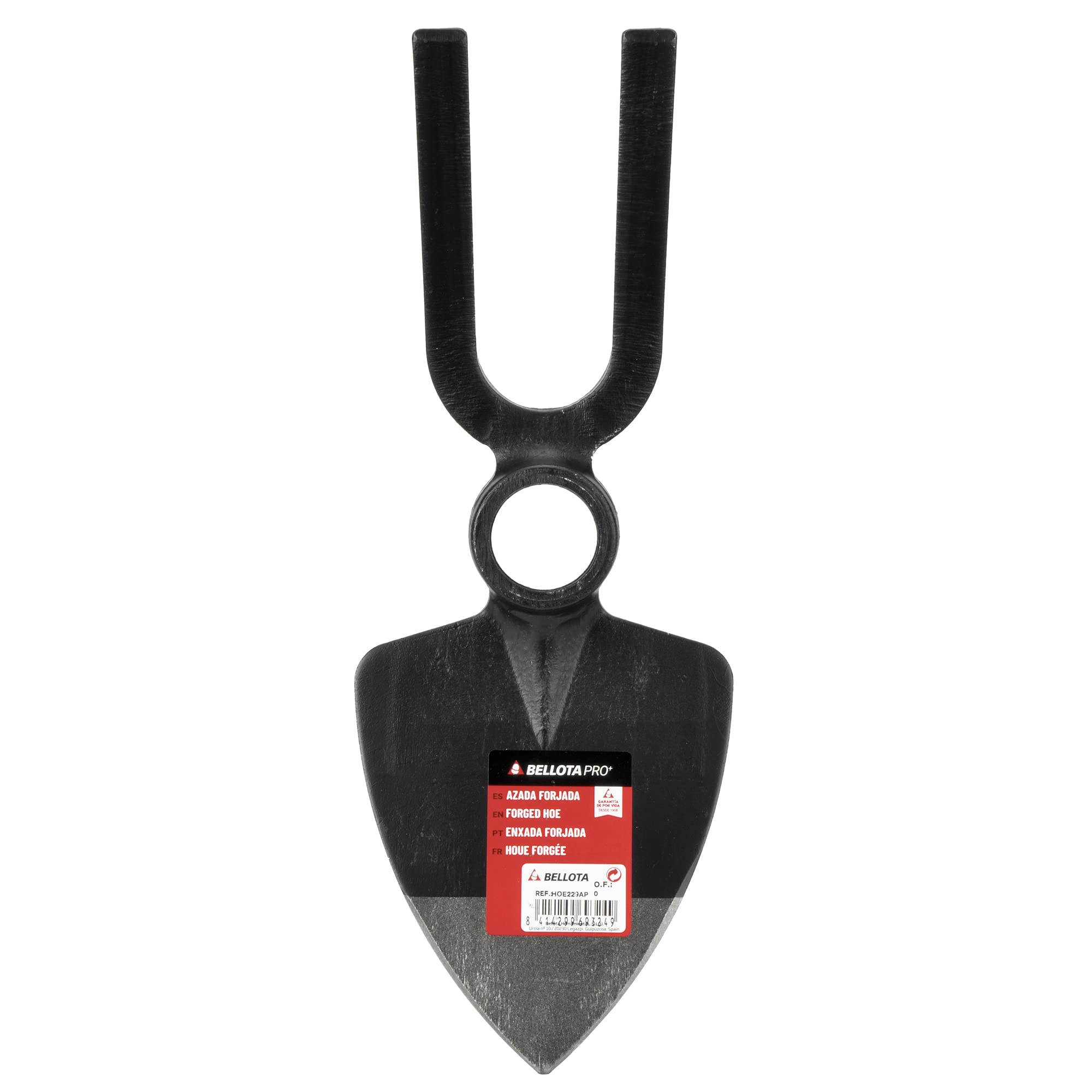 Bellota HOE229AP - Forged Double Use Hoe, Peak Hoe, and Fork, with Anti-Twist System.