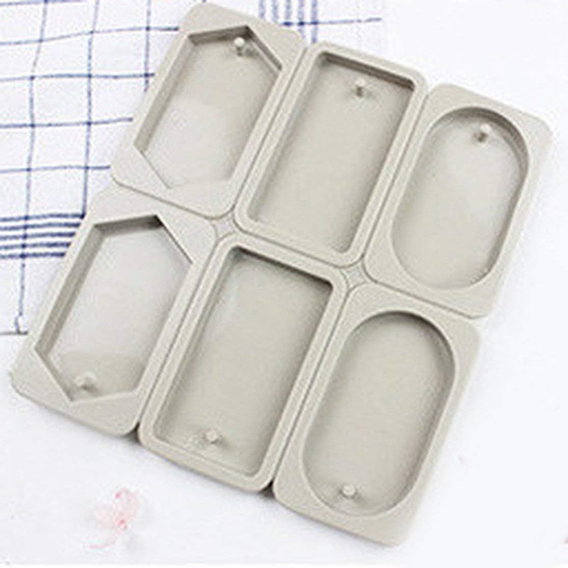 Silicone Aroma Therapy Gypsum Handmade Soap Mold Mould Reusable Non-Stick Easy to Use and Clean Non-Toxic