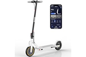 Qlaway 10/8.5" E Scooter for Adults 19-22 MPH Sport Escooter 350W/500W Motor, Electric Scooter 15-22 Miles Range, Bearing 265 LBS/APP Control,with Seat