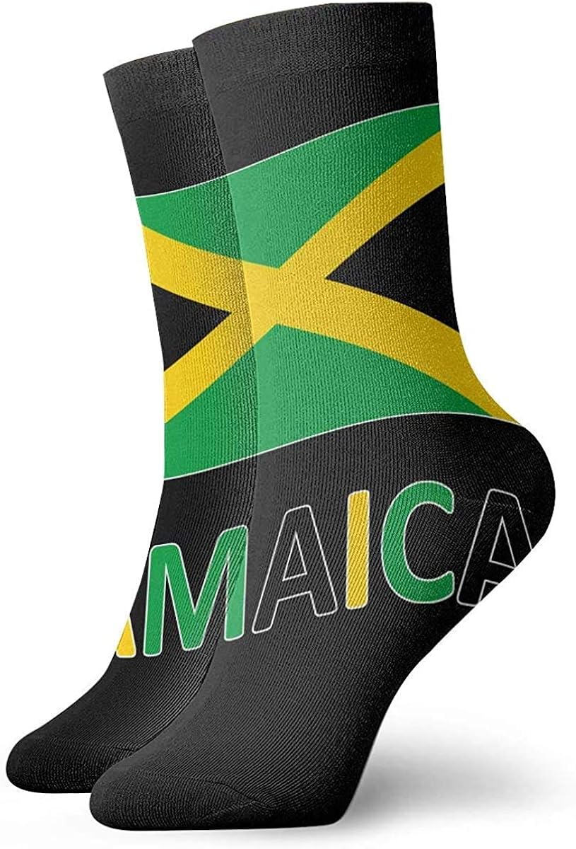 Jamaican Flag Short Crew Socks Dress Socks Athletic Socks Amazon.co.uk