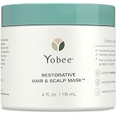 Yobee Restorative Scalp Mask - Dry Scalp Treatment Hair Mask - Probiotic Extracts, Organic Honey, Turmeric, Vitamin B12 - Natural Dry, Itchy, Sensitive Scalp and Dandruff Relief - for Adults, 4 fl oz