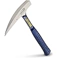 Estwing Rock Pick - 22 oz Geological Hammer with Pointed Tip & Shock Reduction Grip - E3-22P , Blue