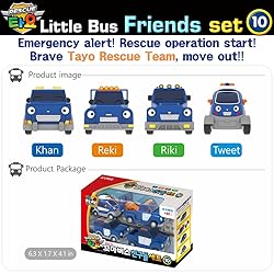 Tayo Rescue Minicars Play Set - Toys for Children