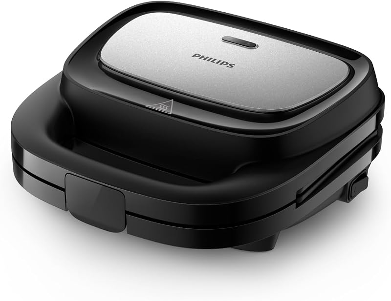 5000 Sandwichera Grill 3 en 1, 750 W, Placas Antiadherentes