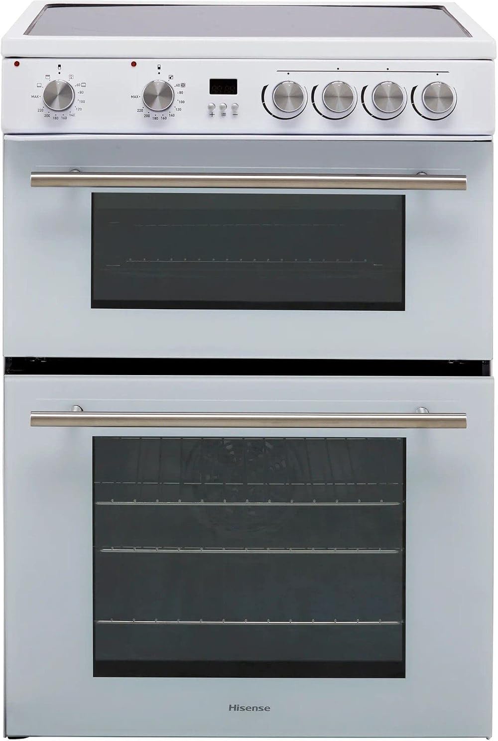 Hisense HDE3211BWUK 60cm Electric Cooker Ceramic Hob White A Rated