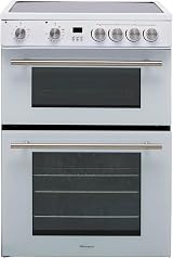 Hisense HDE3211BWUK 60cm Electric Cooker Ceramic Hob White A Rated
