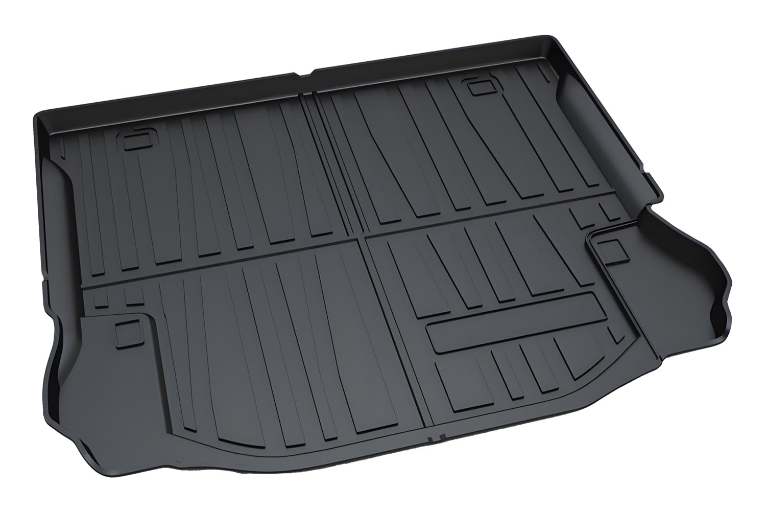 Photo 1 of Wrangler Cargo Liners?All Weather Guard 3D Modeling Heavy Duty TPO Waterproof Rear Cargo Tray Trunk Floor Mat Protector Custom Fit Compatible with Jeep Wrangler 2011-2017 4-Door ? 2018 JK 4-Door