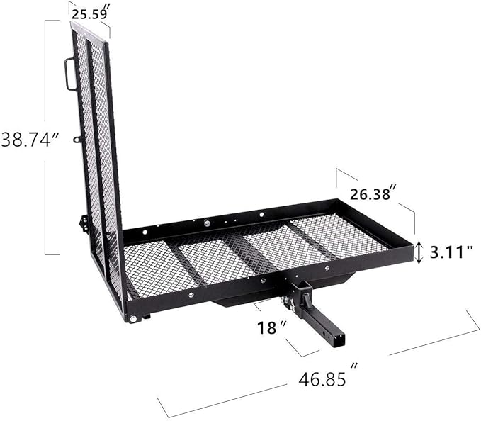 electric bike rack with ramp