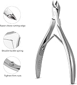 FERYES Cuticle Clipper - 5mm Jaw, Surgical Steel, Easy Grip, Nickel Plated view 4