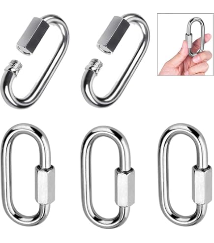 Amazon.com: 2 Pack Chain Quick Links Duty Chain Link Connector 304