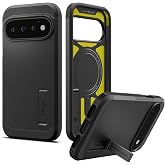 Spigen Tough Armor MagFit for Google Pixel 11 Pro Case, Black | Compatible with Pixelsnap, Kickstand, Military-Grade Drop Protection, Raised Camera Protection, Compatible with MagSafe