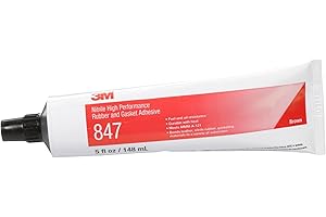 3M Nitrile High Performance Rubber and Gasket Adhesive 847, Brown