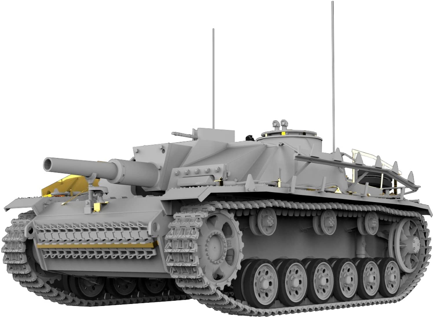 Miniart 1:35 - StuH 42 Ausf G Late Prod, Geformte Farbe